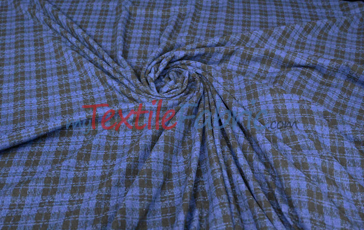 Classic Tweed Polyester Fabric - Textured Tweed Weave, 60" Width (1 Yard)