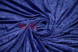 Panne Velvet Polyester Fabric - Crush Panne Velour, Solid, 58/60" Width (1 Yard)