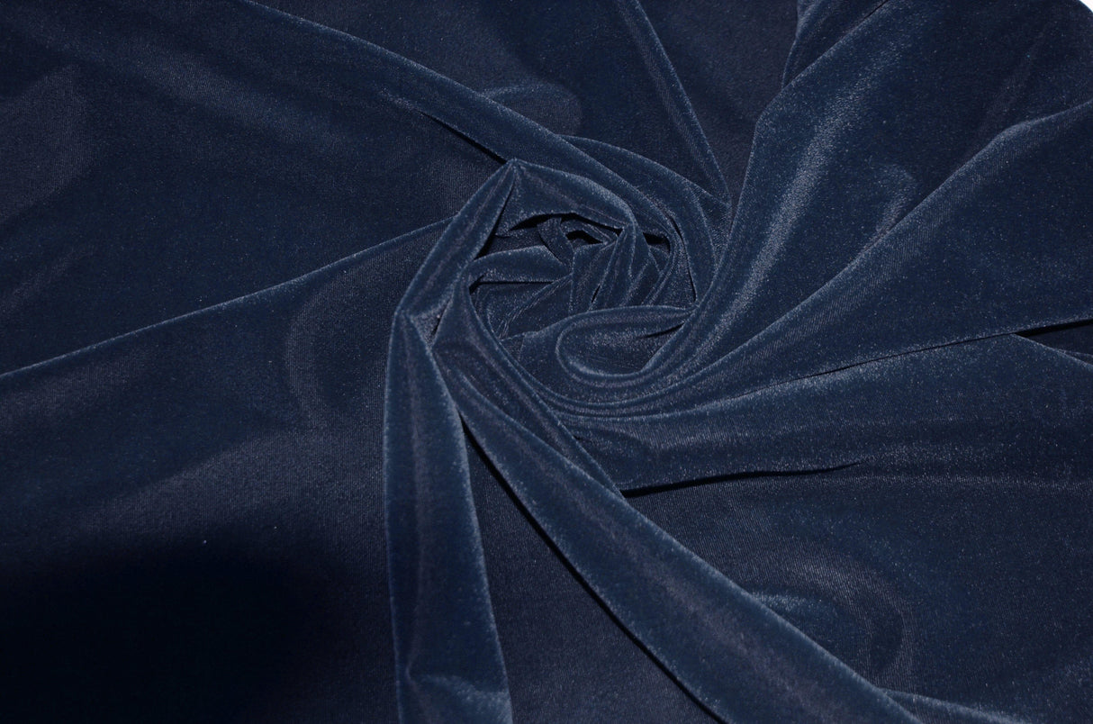 Triple Velvet Acetate Nylon Fabric - Multiple Colors, 44/45" Width (1 Yard)