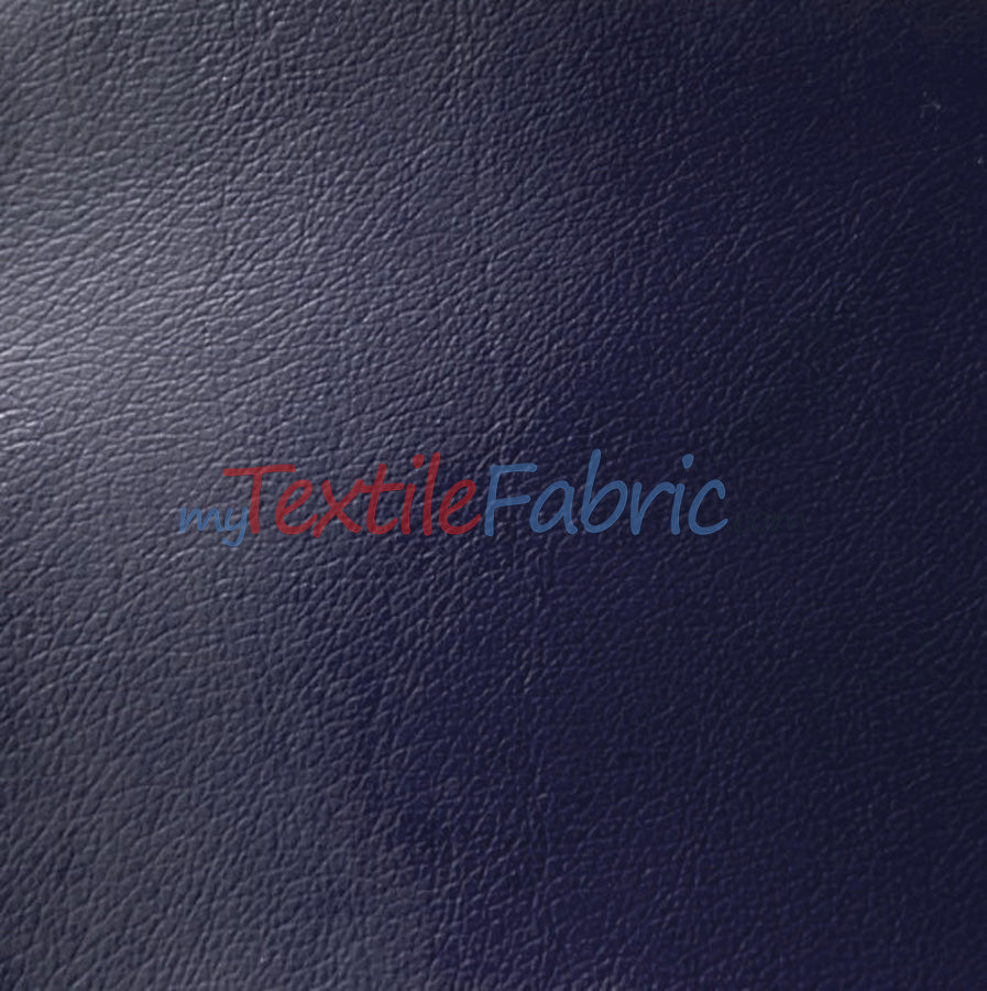 Soft And Smooth Vinyl Fabric - Faux Leather, Solid Colors, 54" Width (1 Yard)