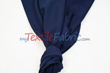 Visa Polyester Poplin Fabric - Solid, 58/60" Width (1 Yard)