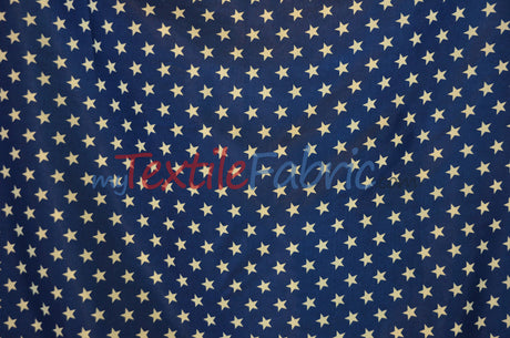 American Star Satin Polyester Fabric - American Flag Print, Red, Navy Blue, And Blue, 58/60" Width (1 Yard)