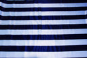 3.5 Inch Stripe Satin Print Polyester Fabric - Multiple Colors, 58/60" Width (1 Yard)