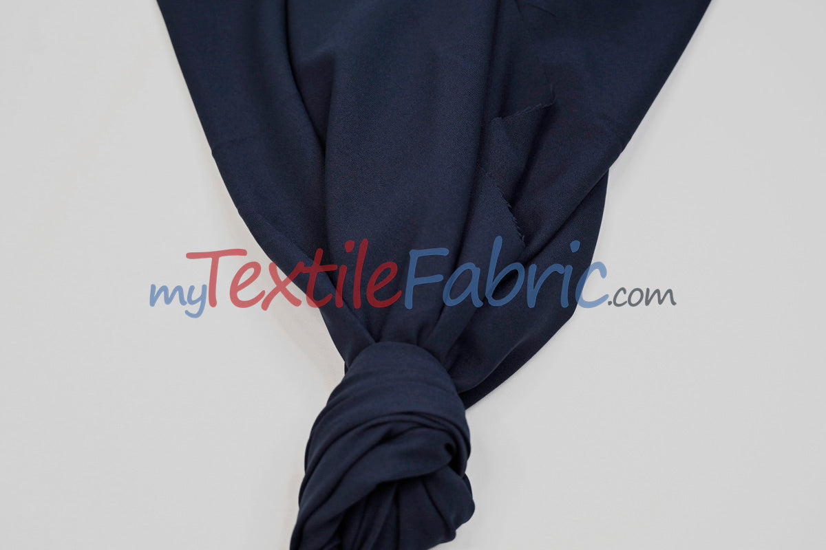 Visa Polyester Poplin Fabric - Solid, 58/60" Width (1 Yard)