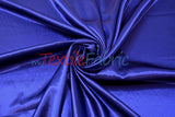 Charmeuse Satin Polyester Fabric - Solid, 58/60" Width, Multiple Colors (1 Yard)