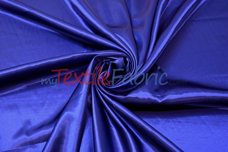 Charmeuse Satin Polyester Fabric - Solid, 58/60" Width, Multiple Colors (1 Yard)