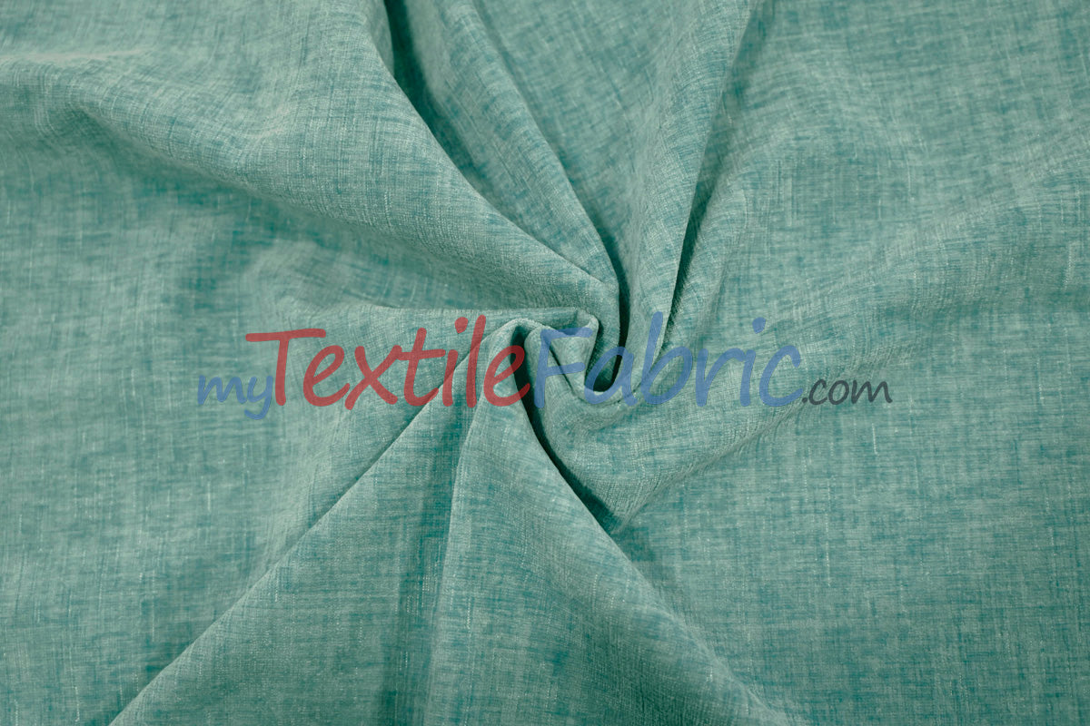 Chenille Polyester Fabric - Ultra Soft Velvety Texture, 60" Width, 350 GSM (1 Yard)