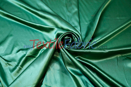 Charmeuse Satin Polyester Fabric - Solid, 58/60" Width, Multiple Colors (1 Yard)