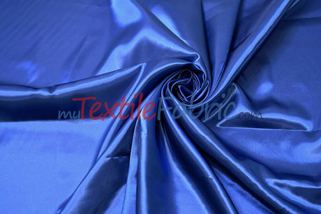 Charmeuse Satin Polyester Fabric - Solid, 58/60" Width, Multiple Colors (1 Yard)