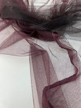 Polyester Mesh Stretch Degradé Purple Black