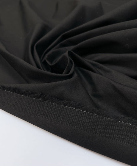 Cotton Elastane Fabric Black