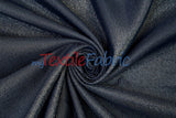 Metallic Vintage Linen Polyester Fabric - Imitation Burlap, Metallic Foil Vein, 58/60" Width (1 Yard)
