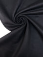 Wool Cashmere Drape Fabric Black