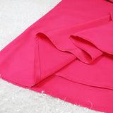 Round Polyester Tablecloth 132" Fuchsia