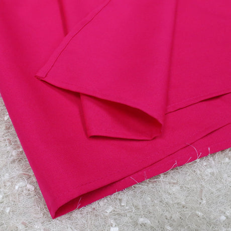 Square Polyester Table Overlay Topper 72x72 Fuchsia