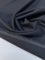 Italian Melange Blue Wool Suit Fabric