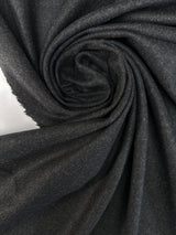 Italian Wool Tweed Melange Gray