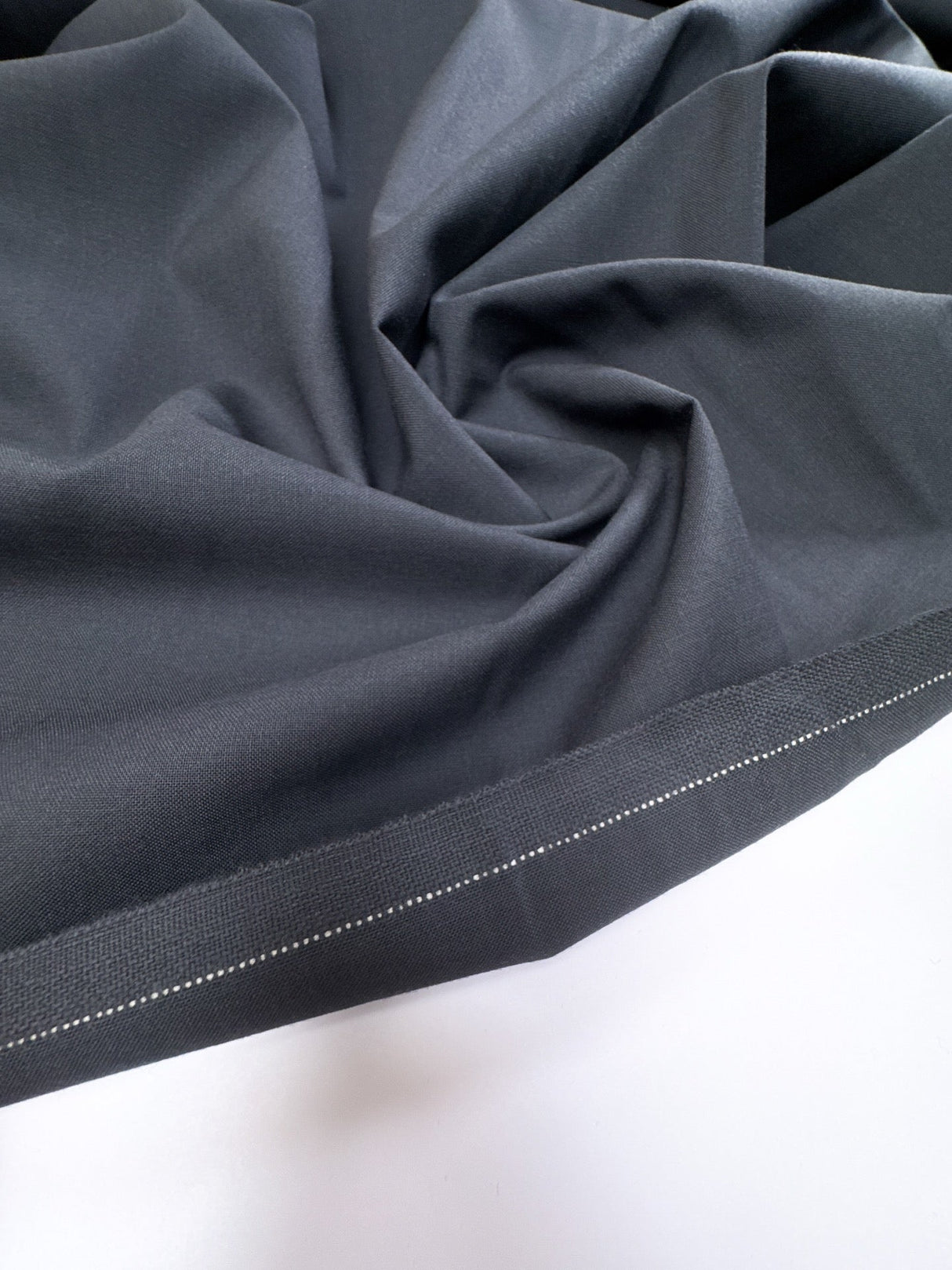 Wool Polyamide Woven Gray