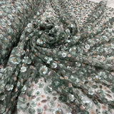 Beaded Sequined Lace Fabric