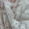 Beaded 3D Floral Lace Fabric