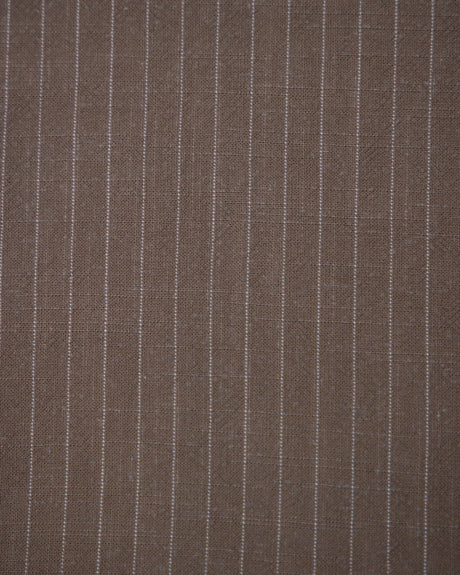 Pinstripe Linen Blend Tan