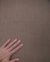 Pinstripe Linen Blend Tan