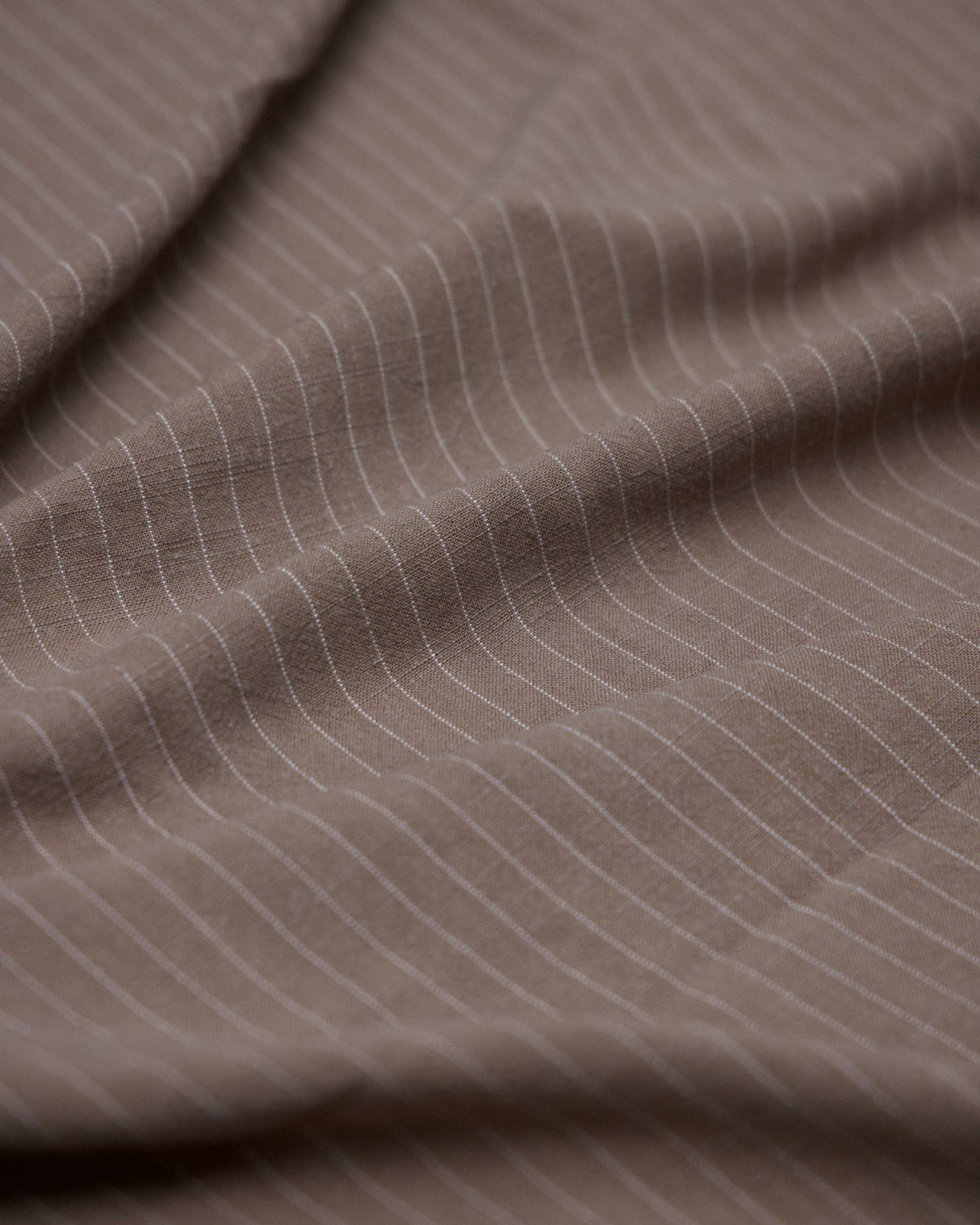 Pinstripe Linen Blend Tan