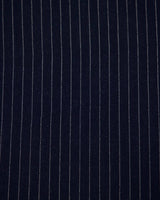 Pinstripe Linen Blend Navy
