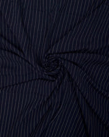 Pinstripe Linen Blend Navy