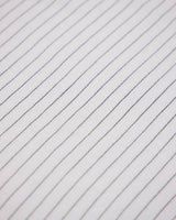 Pinstripe Linen Blend White