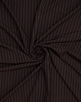Brown Pinstripe Suiting