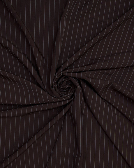 Brown Pinstripe Suiting