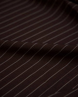 Brown Pinstripe Suiting