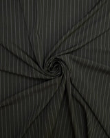 Tailored Pin Stripe Suiting Army Green