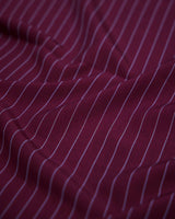 Pin Stripe Suiting Burgundy