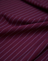 Pin Stripe Suiting Burgundy