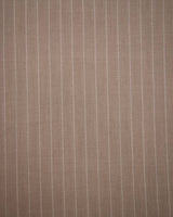 Stretch Pinstripe Suiting Tan