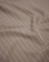 Stretch Pinstripe Suiting Tan