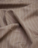 Stretch Pinstripe Suiting Tan