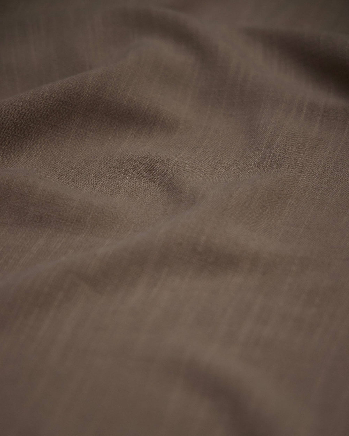 Brown Washed Linen