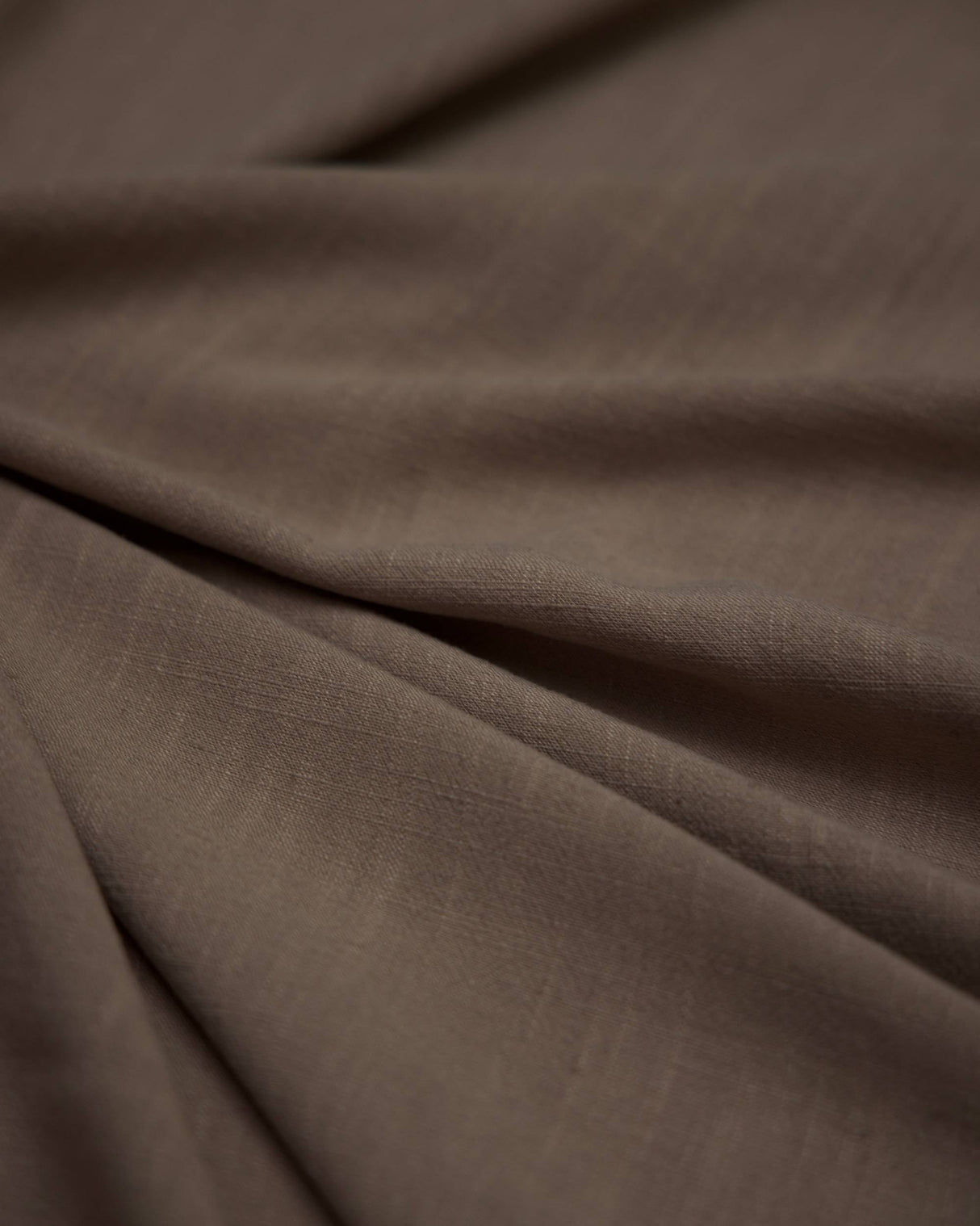 Brown Washed Linen