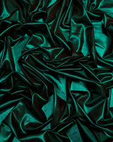 Shiny Foiled Spandex Emerald Green