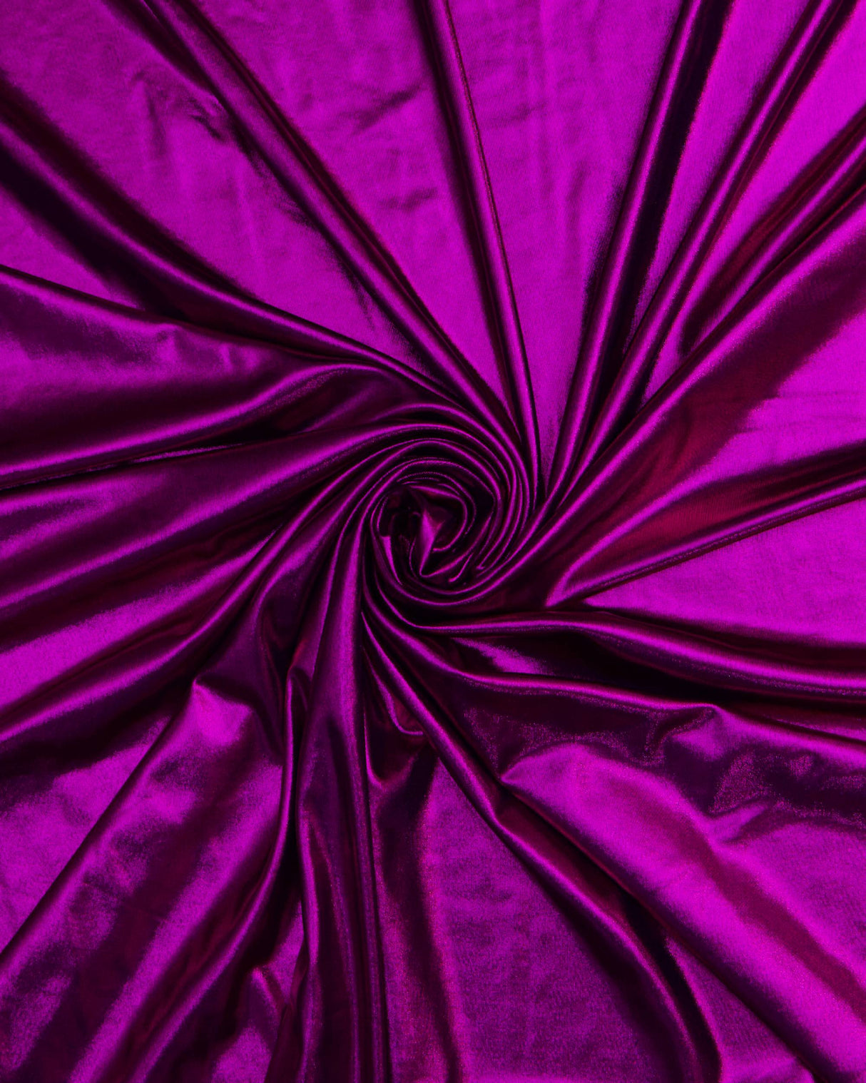 Shiny Foiled Spandex Magenta