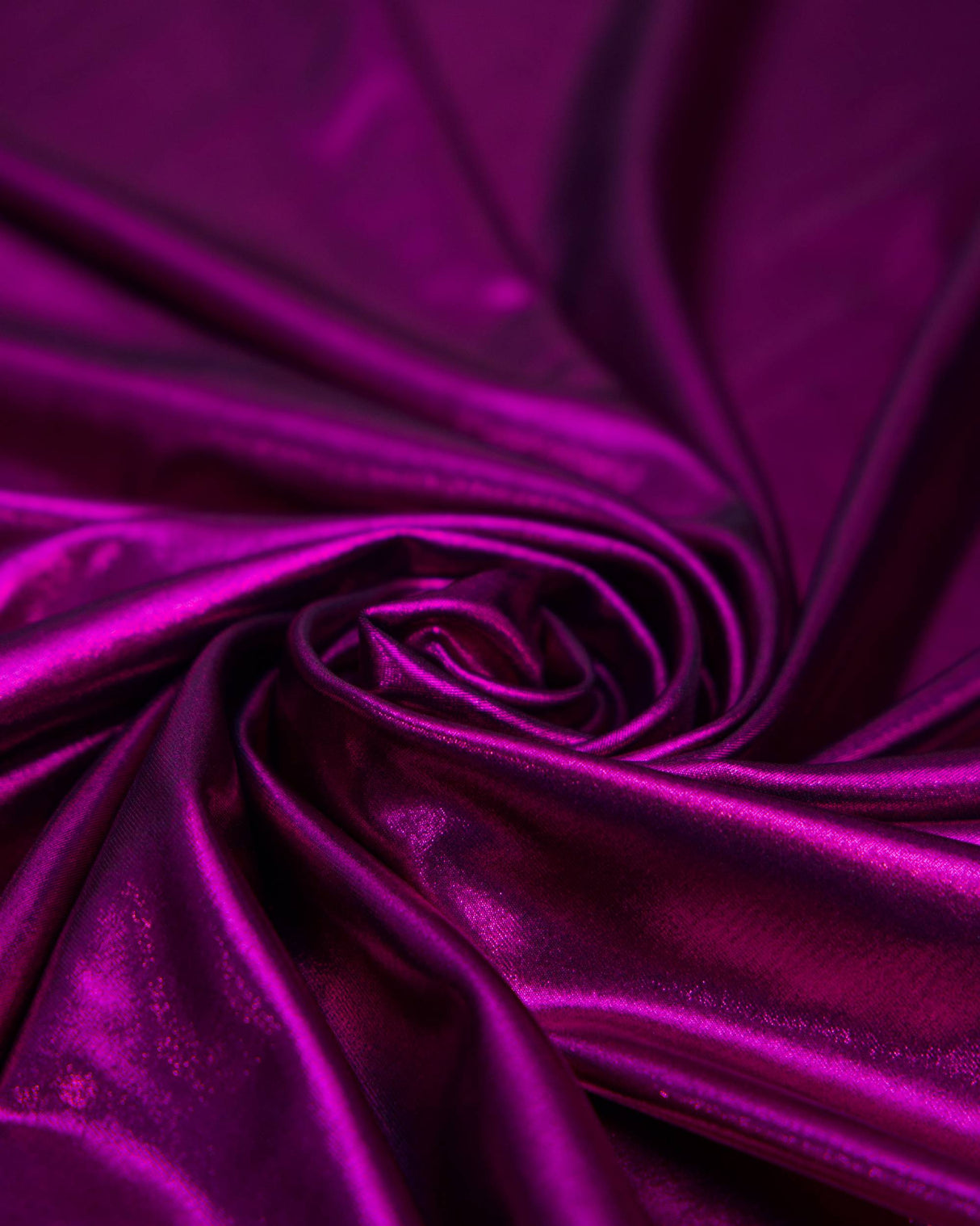Shiny Foiled Spandex Magenta