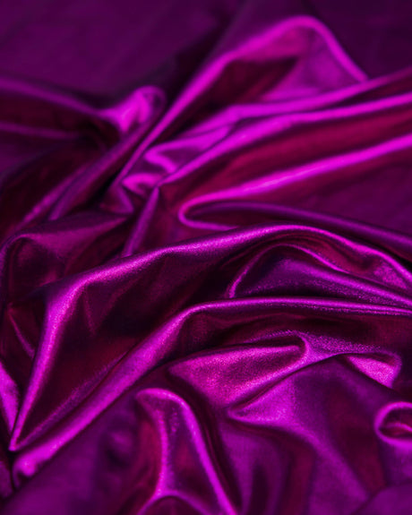 Shiny Foiled Spandex Magenta