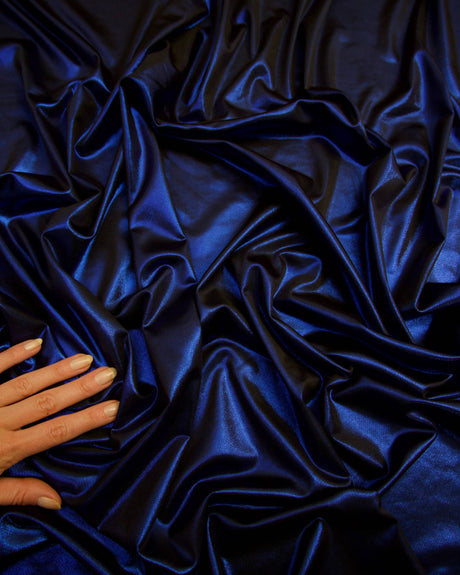 Blue Performance Foiled Spandex