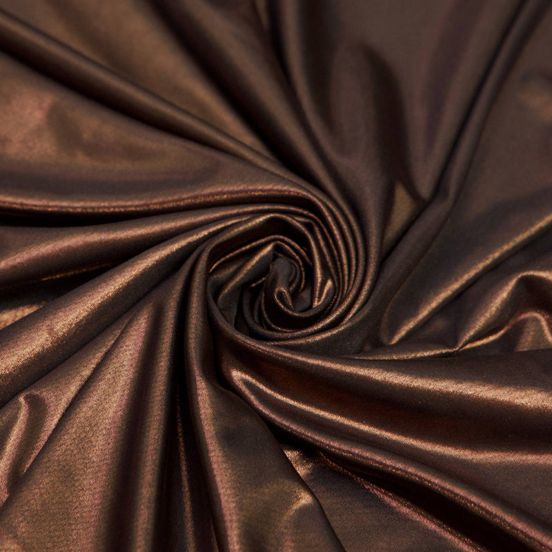 Brown Performance Foiled Spandex