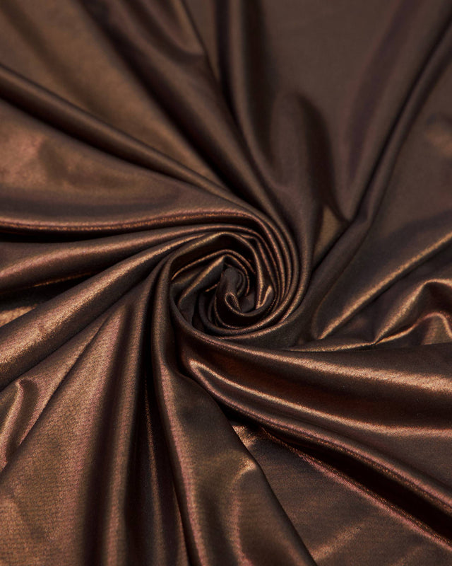 Brown Performance Foiled Spandex