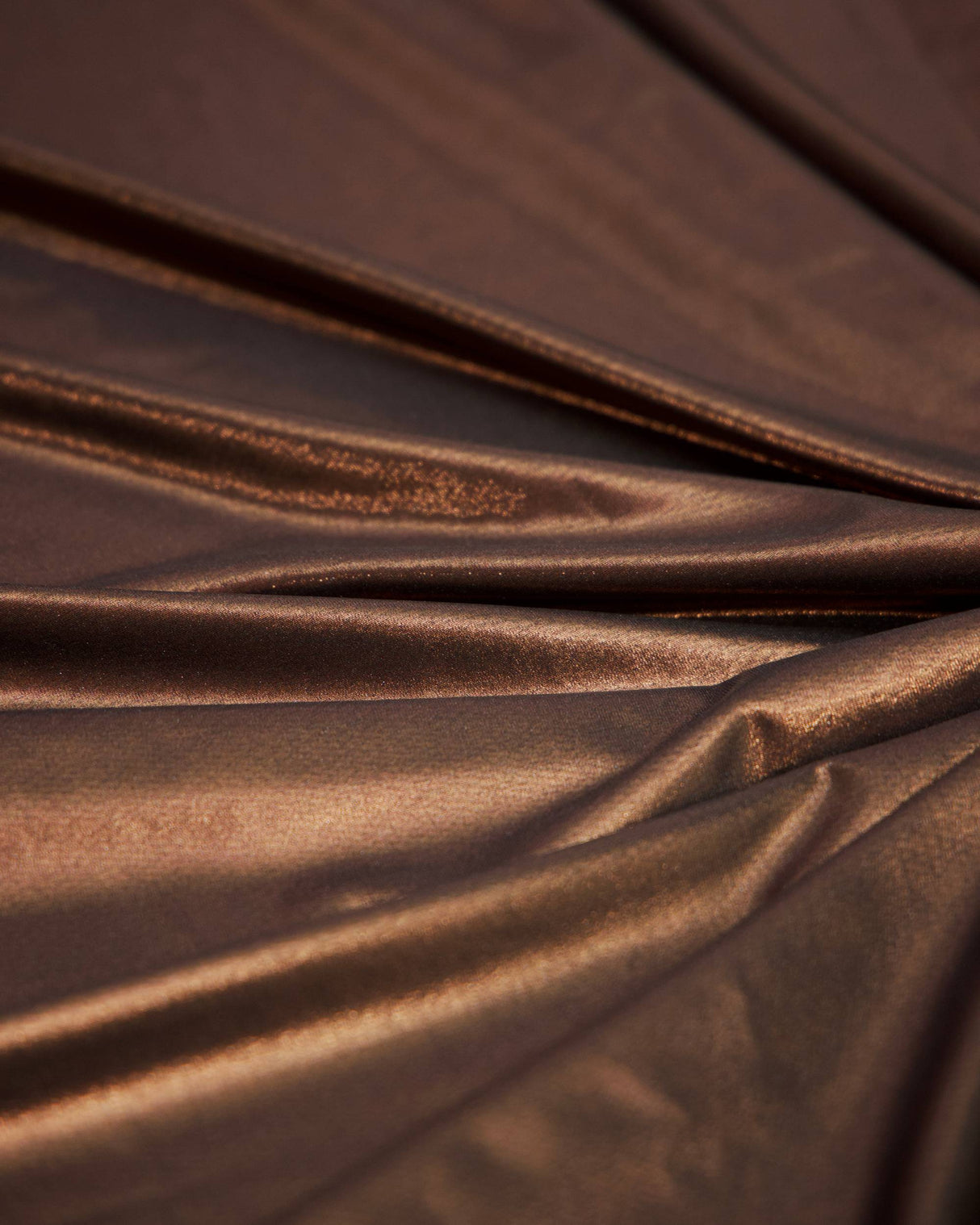 Brown Performance Foiled Spandex