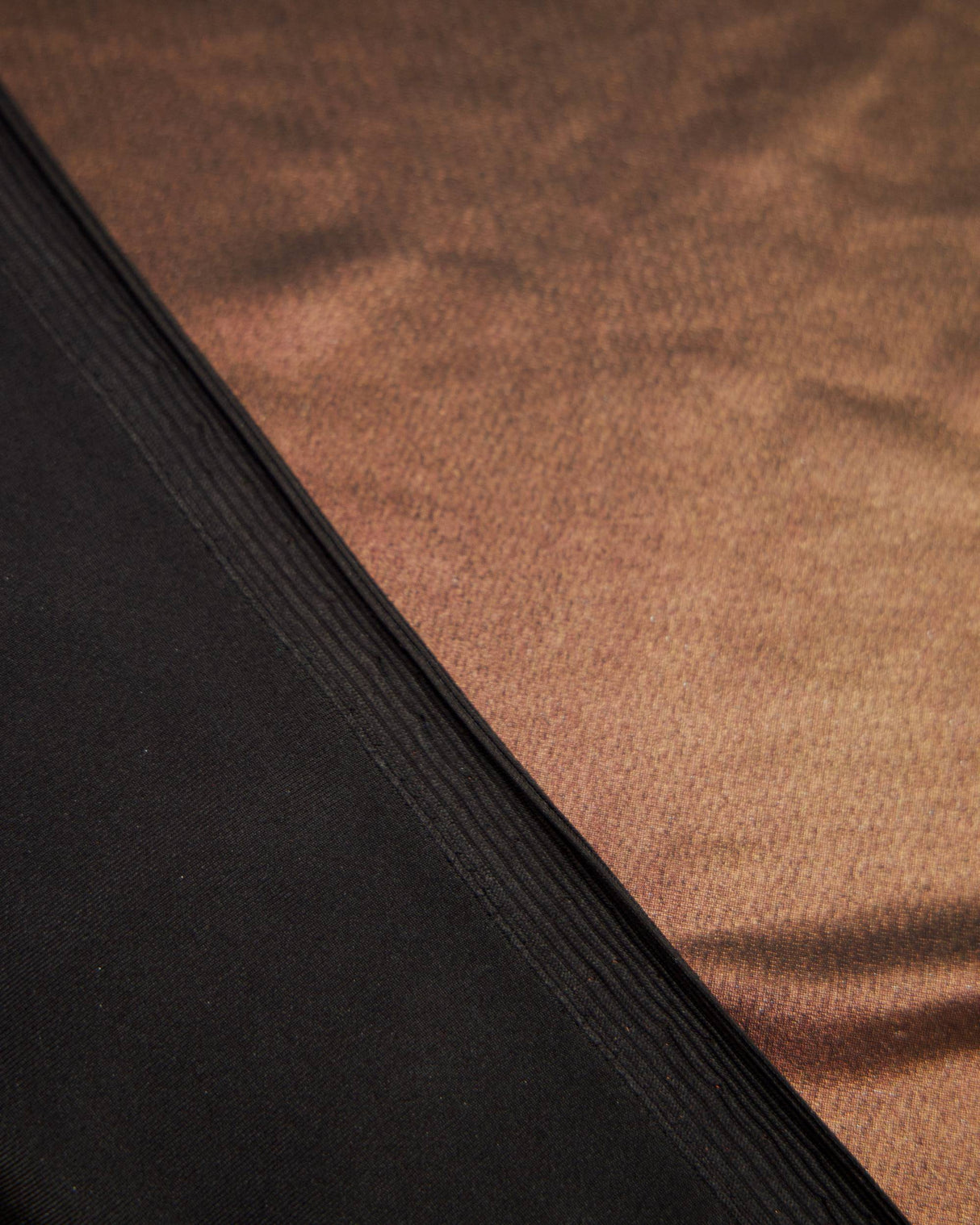 Brown Performance Foiled Spandex
